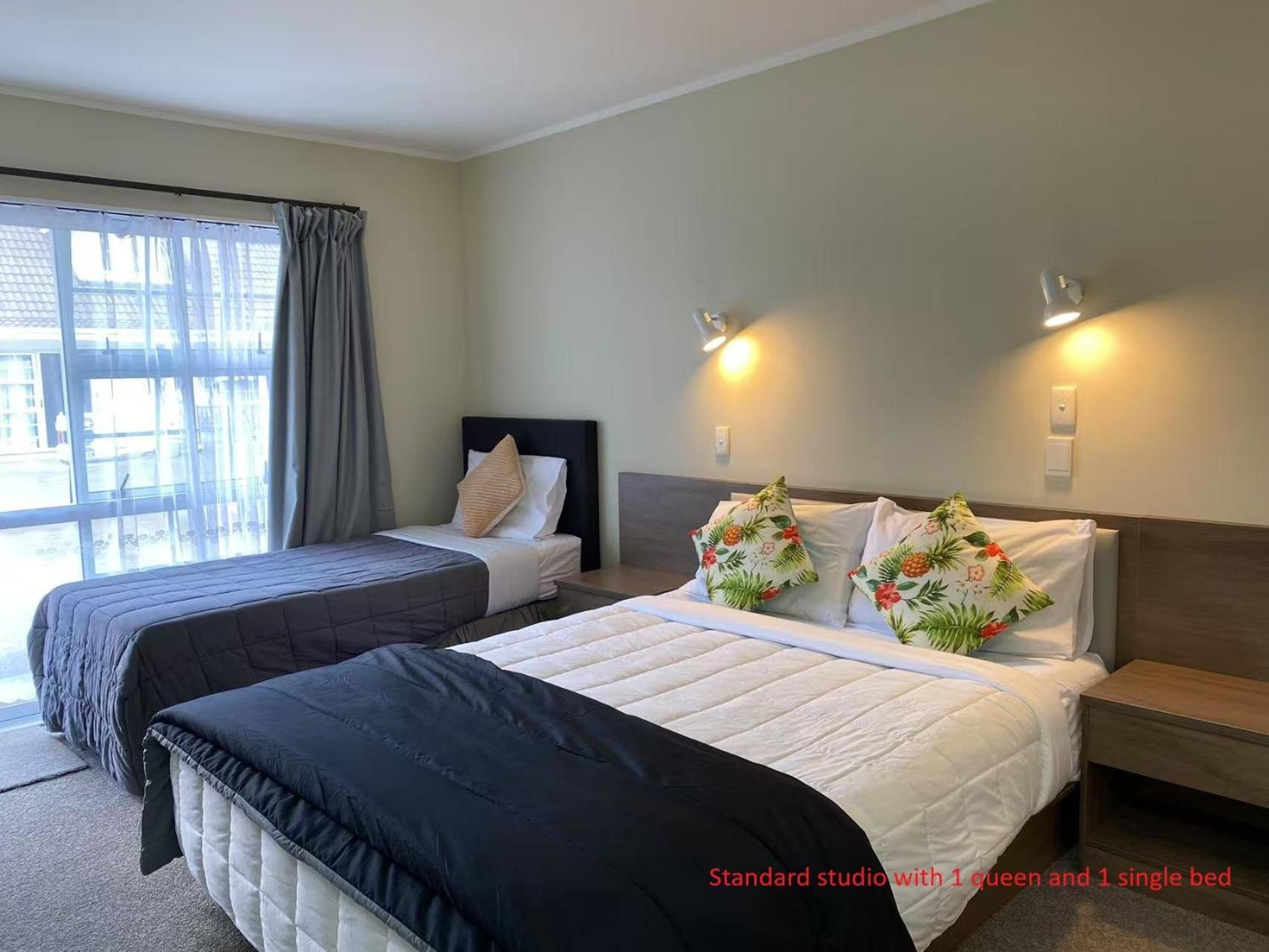 Malones Spa Motel Rotorua Bagian luar foto